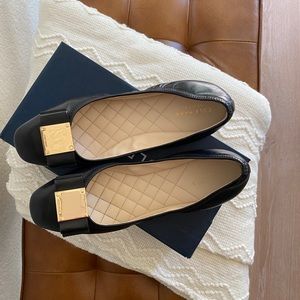 Cole Haan Tali Bow Black Flats